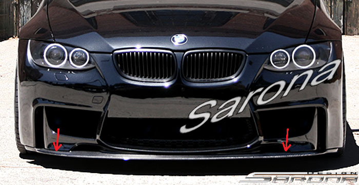 Custom BMW 3 Series  Coupe, Convertible & Sedan Front Lip/Splitter (2006 - 2013) - $290.00 (Part #BM-065-FA)